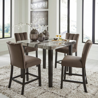 Ashley D581-13 Pub Table & 4 Chairs Set NEW ARRIVAL